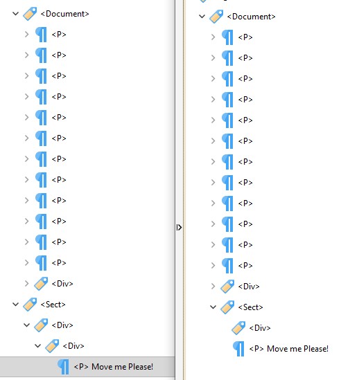 Duplicate nested tags were moved out of their parent.&rsquo;